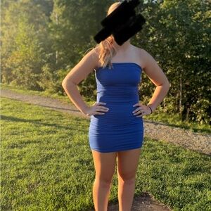 Windsor Royal Blue Strapless Dress